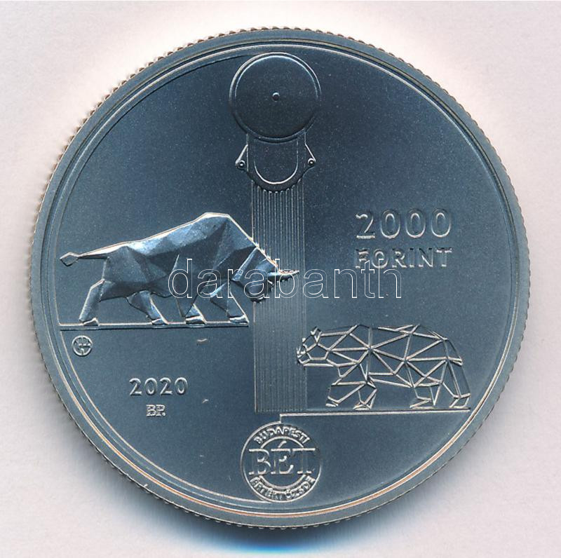 2020. 2000Ft Cu-Ni '30 éves a Budapesti Értéktőzsde' T:BU Adamo EM402