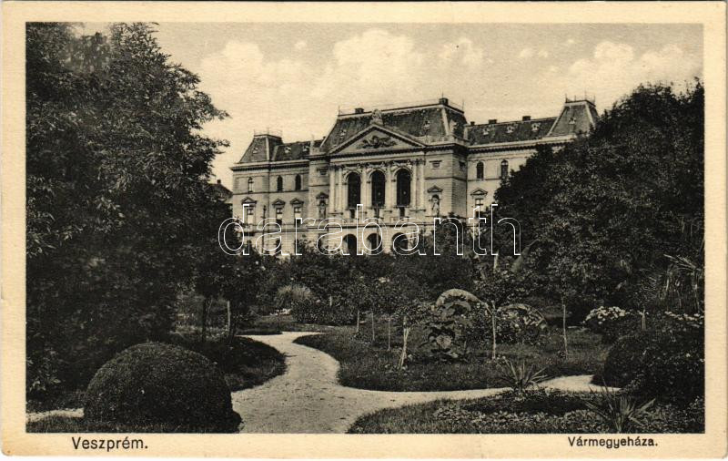 Veszprém, Vármegyeház. Fodor Ferenc kiadása