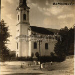 1927 Bánhorváti, Római katolikus templom. Rosenblatt (Miskolc) photo (vágott / cut)