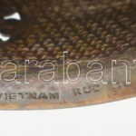 Ezüst (Ag) hamutál, üveg hiánnyal, jelzett, d: 12 cm, nettó: 62g - Image 4