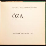 Voznyeszenszkij: Óza. Bp., 1967., Helikon. Egészvászon kötés, szakadt papír védőborítóban. - Image 2