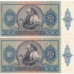 1941. 20P (2x) sorszámkövetők ' C 267 065049 - C 267 065050' T:I Adamo P12 - Image 2