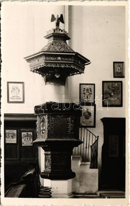 Kolozsvár, Cluj; Farkas utcai templom belső / church, interior