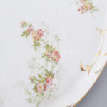 Hüttl Tivadar Budapest tortatál, kézzel festett porcelán, kopott, d: 37,5 cm - Image 2