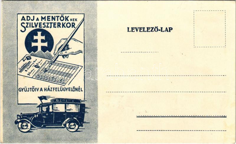 Adj a mentőknek Szilveszterkor. Gyűjtőív a Házfelügyelőnél - mentőautó / ambulance (EK)