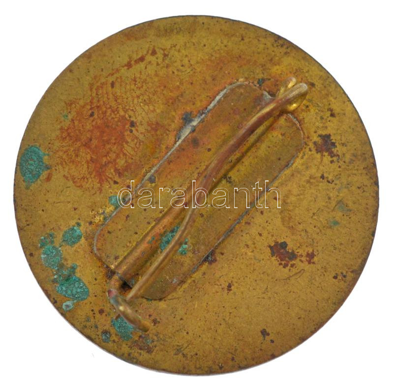 DN 'Magyar Nemzeti Bank' zománcozott, műgyantás fém jelvény (31mm) T:1-,2 patina - Image 2