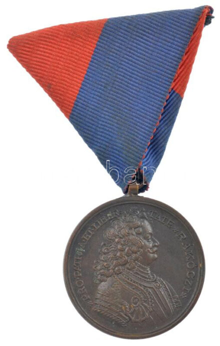 1938. 'Felvidéki Emlékérem, II. Rákóczi Ferenc' bronz kitüntetés mellszalagon T:1- patina Hungary 1938. 'Upper Hungary Medal, Francis II Rákóczi' bronze decoration on ribbon C:AU patina NMK 427.