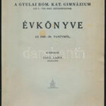 1937-38 A Gyulai gimnázium 2 db évkönyve - Image 2