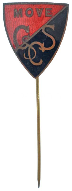 ~1930. 'MOVE - CS SC' zománcozott MOVE sport klub jelvény (20x18mm) T:1-,2