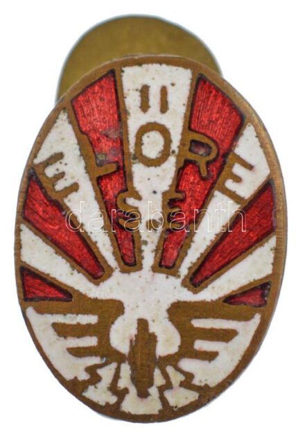 ~1920. 'ELŐRE SE' zománcozott sport klub gomblyukjelvény (17x13mm) T:1-
