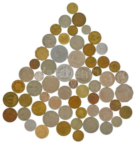 60xklf afrikai érmetétel, közte Dzsibuti, Etiópia, Namíbia, Nigéria, Kongó, Botswana, Gambia, Szomália, stb. T:1-3 60xdiff coin lot from Africa, within Djibouti, Ethiopia, Namibia, Nigeria, Congo, Botswana, Gambia, Somalia C:UNC-F