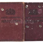 1942-1944 2 db fényképes személyazonossági igazolvány
