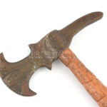 Cserkész réz fokos, Hungária felirattal. fa nyéllel. h: 53,5 cm - Image 2