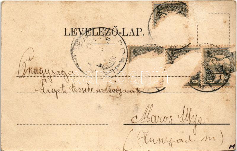 1903 Nagyvárad, Oradea; Fő utca, Leipnik Mihály úri divat áruháza, üzletek. Helyfi László kiadása / main street, shops (EK) - Image 2