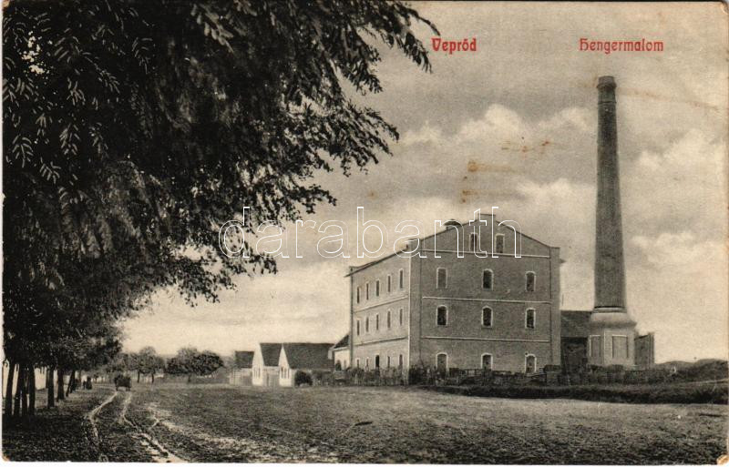 1910 Veprőd, Kruscic; Hengermalom. Schröder kiadása / mill (fl)