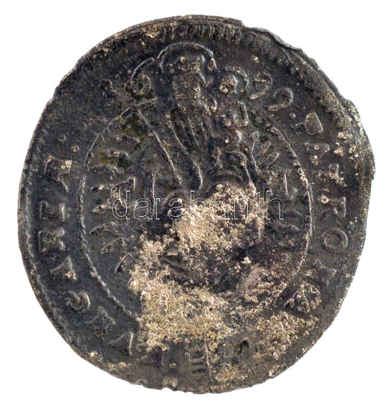 1699C-H 1kr Ag 'I. Lipót' Kassa (0,77g) T:2- hajlott Hungary 1699C-H 1 Kreutzer Ag 'Leopold I' Cashau (Kosice) (0,77g) C:VF curved Huszár: 1497., Unger II.: 1095. - Image 2