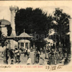 1901 Constantinople, Istanbul; Une Rue a chah-sadé Bachi / street view