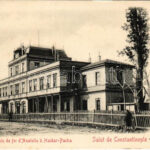 1901 Constantinople, Istanbul; Gare de chemin de fer d'Anatolie a Haidar-Pacha / railway station (b)