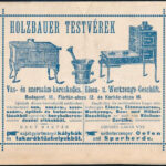1908 A Holzbauer Testvérek vas- és szerszámkereskedésének fejléces számlája reklámmal - Image 2