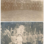 2 db RÉGI osztrák-magyar katonai fotó / 2 pre-1945 Austro-Hungarian K.u.k. military photos