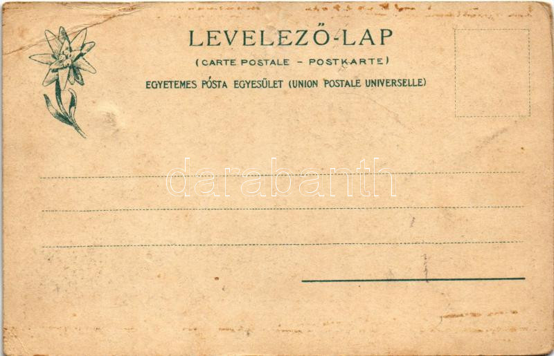 Szomolnok, Schmölnitz, Smolník; bányaváros látképe. Feitzinger Ede 1902/12. 443. Auto-Chrom / Panorama der Bergstadt Schmöllnitz / general view, coat of arms (lyuk / hole) - Image 2