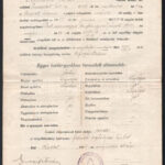 1918-1920 Eihorn Rózsi izraelita vallású tanuló 5 db iskolai bizonyítványa - Image 2