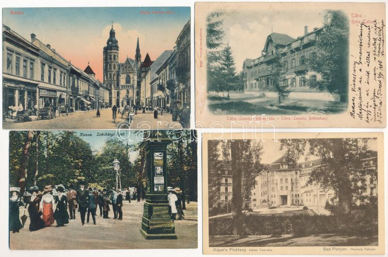 Kassa, Kosice; 6 db régi képeslap / 6 pre-1945 postcards