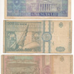 Románia 1966-1999. 100L-5000L (6xklf) T:III,III- Romania 1966-1999. 100 Lei - 5000 Lei (6xdiff) C:F,VG - Image 2