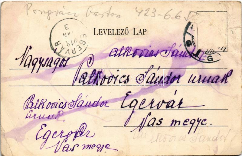 1918 Ópálos, Ópaulis, Paulis (Arad-Hegyalja); Fábián villa / villa (EB) - Image 2