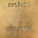 Emlékül Erzsitől 1953. Réz doboz, korának megfelelő állapotban, 13x8,5x5 cm, 538 g - Image 3
