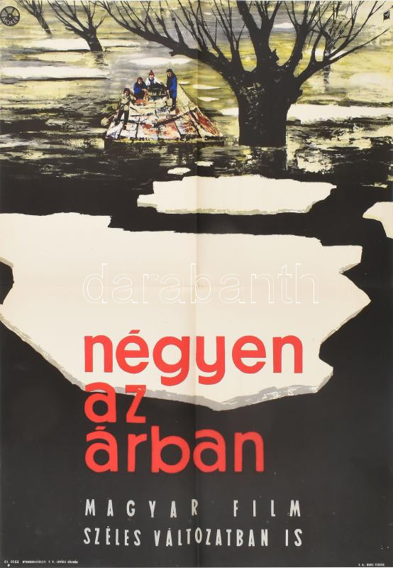 Négyen az árban. MOKÉP filmplakát 57x40 cm