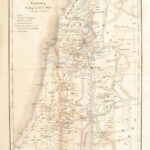 1850 Palesztina, Dr. Stepp. Regensburg, kis foltokkal, szélén kis szakadás, 37x24cm