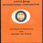 1953-1964 Jeep autók katalógusa magyar nyelven, 16p