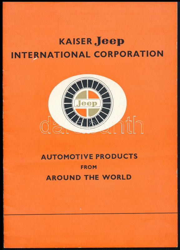 1953-1964 Jeep autók katalógusa magyar nyelven, 16p