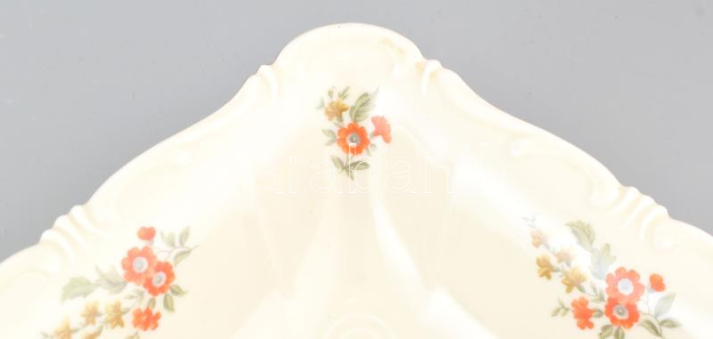 3 db Zsolnay tálaló, matricás porcelán, jelzett, kopott, d: 30-38cm - Image 3