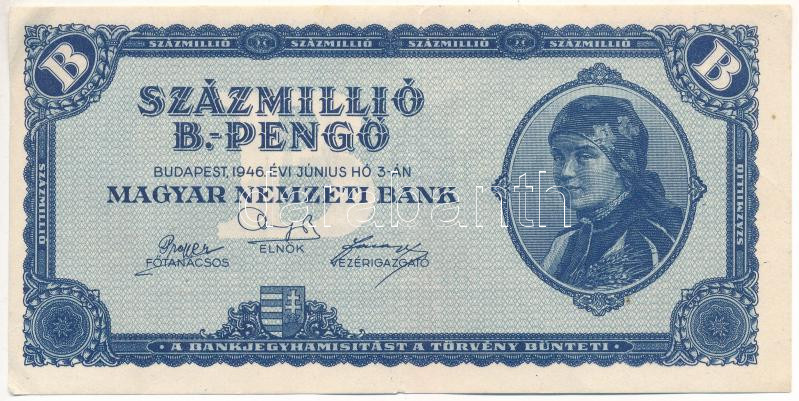 1946. 100.000.000BP T:III Adamo P39