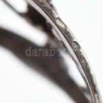 2 db empire stílusú ezüst (Ag) fűszertartó üveg betéttel. Jelzett. 6,5 cm 58 g kis csorbákkal - Image 4