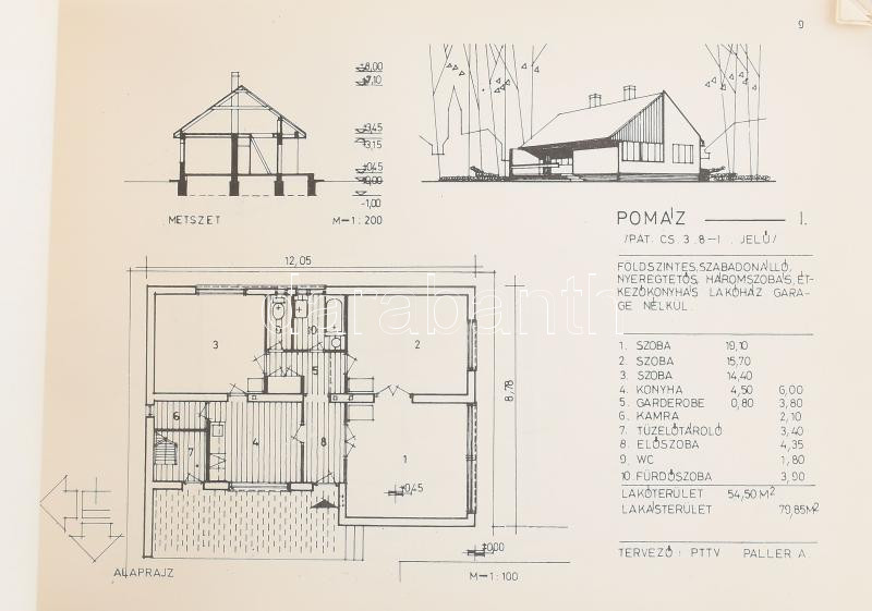 1972 Pest megyei ajánlott családi ház tervek - Image 2