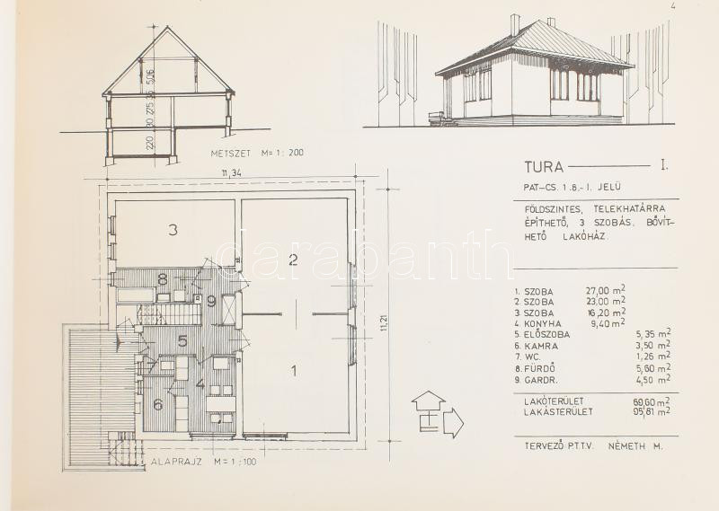 1972 Pest megyei ajánlott családi ház tervek - Image 3