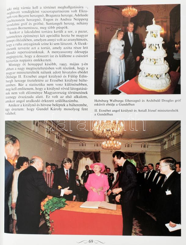 Halász-Láng: Gundel 1894-1994. Kiadói egészvászon kötés, papír védőborítóval + étlapok - Image 3