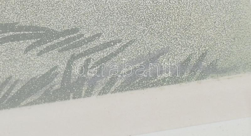 Boris O'Klein (1893-1985): Sex Appeal! (Szexi vonzerő!) Karikatúra. Színezett litográfia, papír, jelzett. Fakeretben. 30x41cm - Image 3