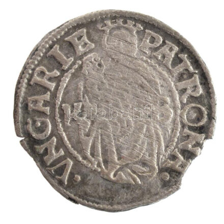 1528K-B Denár Ag 'I. Ferdinánd' (0,50g) T:2- patina, kitörés Hungary 1528K-B Denar Ag 'Ferdinand I' (0,50g) C:VF patina, cracked Huszár: 935., Unger II.: 745.a
