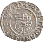 1547K-B Denár Ag 'I. Ferdinánd' (0,49g) T:1- patina Hungary 1547K-B Denar Ag 'Ferdinand I' (0,49g) C:AU patina Huszár: 935., Unger II.: 745.a