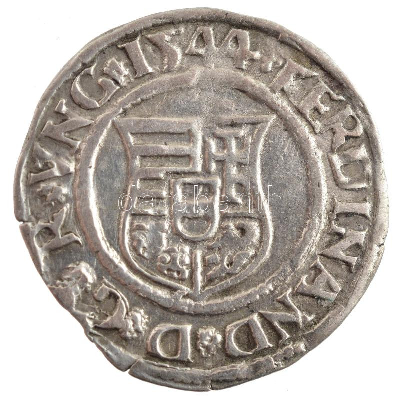 1544K-B Denár Ag 'I. Ferdinánd' (0,46g) T:1- patina Hungary 1544K-B Denar Ag 'Ferdinand I' (0,46g) C:AU patina Huszár: 935., Unger II.: 745.a