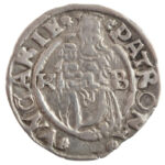1544K-B Denár Ag 'I. Ferdinánd' (0,46g) T:1- patina Hungary 1544K-B Denar Ag 'Ferdinand I' (0,46g) C:AU patina Huszár: 935., Unger II.: 745.a - Image 2