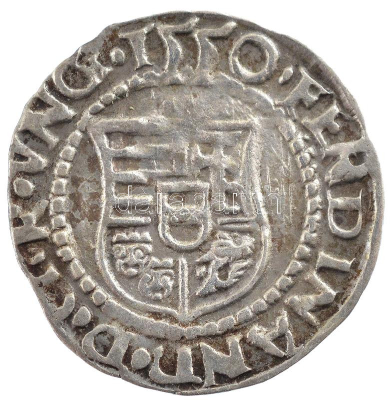 1550K-B Denár Ag 'I. Ferdinánd' (0,48g) T:1- patina Hungary 1550K-B Denar Ag 'Ferdinand I' (0,48g) C:AU patina Huszár: 935., Unger II.: 745.a