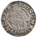 1550K-B Denár Ag 'I. Ferdinánd' (0,48g) T:1- patina Hungary 1550K-B Denar Ag 'Ferdinand I' (0,48g) C:AU patina Huszár: 935., Unger II.: 745.a - Image 2