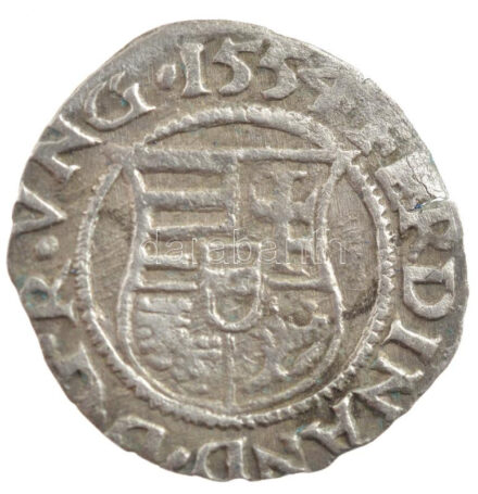 1554K-B Denár Ag 'I. Ferdinánd' (0,50g) T:1-,2 Hungary 1554K-B Denar Ag 'Ferdinand I' (0,50g) C:AU,XF Huszár: 935., Unger II.: 745.a