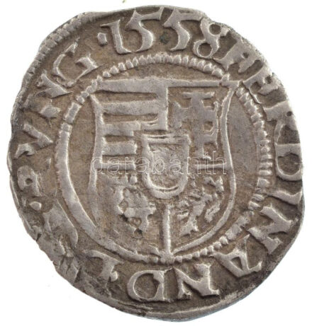 1558K-B Denár Ag 'I. Ferdinánd' (0,43g) T:2 Hungary 1558K-B Denar Ag 'Ferdinand I' (0,43g) C:XF Huszár: 935., Unger II.: 745.a