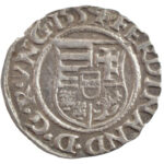 1559K-B Denár Ag 'I. Ferdinánd' (0,46g) T:1-,2 patina Hungary 1559K-B Denar Ag 'Ferdinand I' (0,46g) C:AU,XF patina Huszár: 935., Unger II.: 748.a